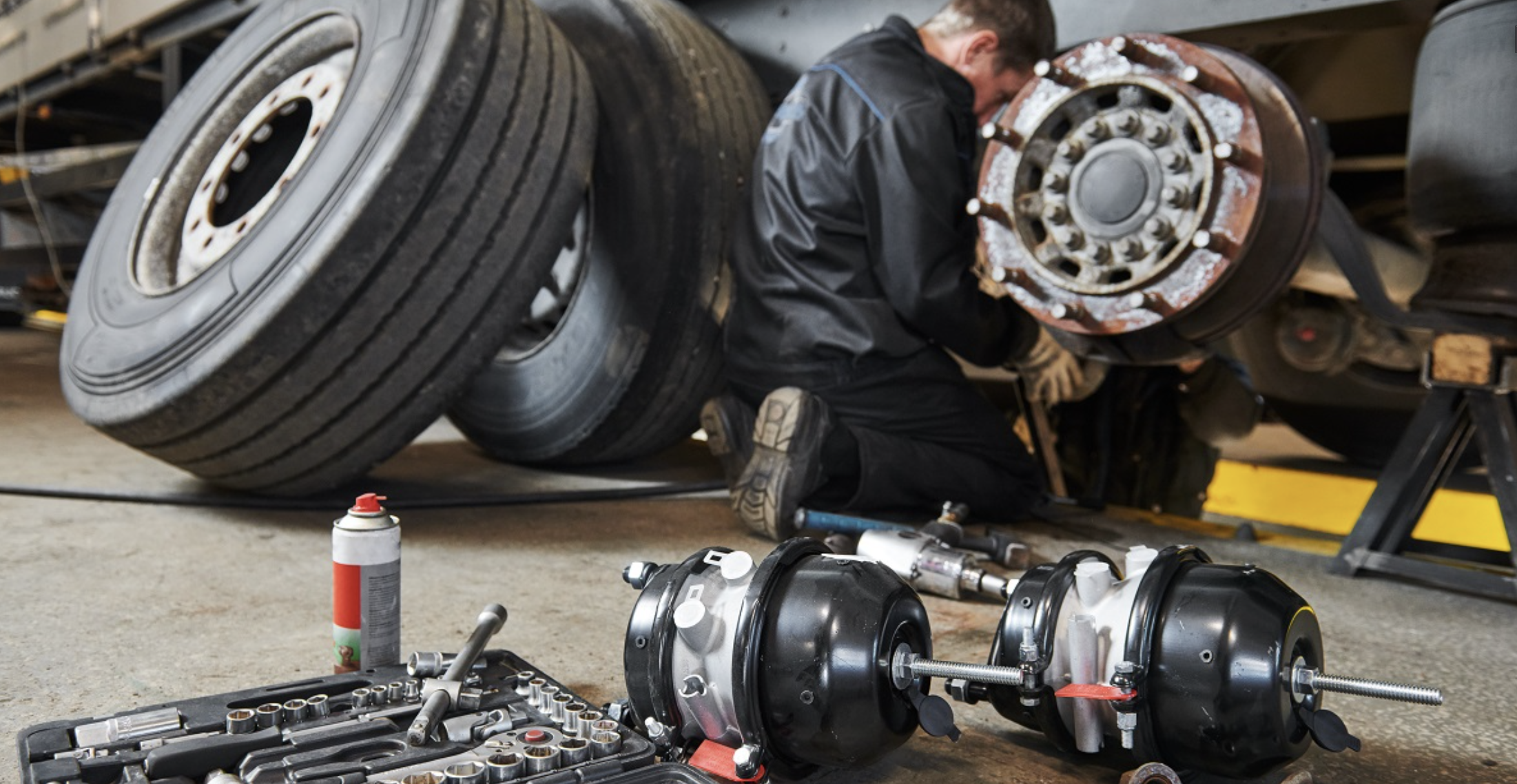 this image shows truck repair services in Las Vegas, NV