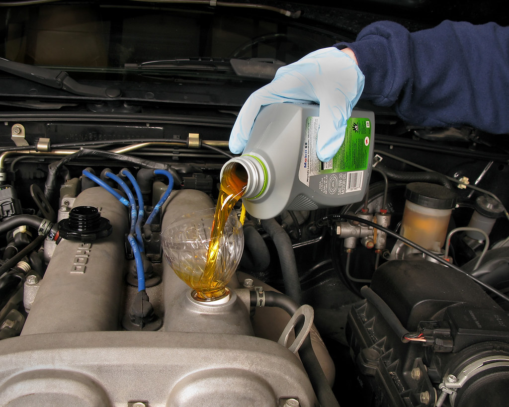 this image shows truck oil change in Las Vegas, NV